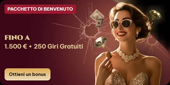 Spinogambino Casino welcome bonus: 1500€ + 250 free spins