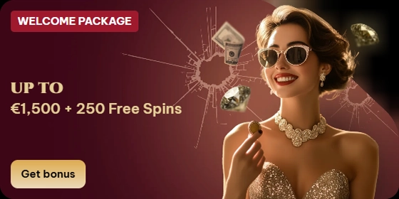 Spinogambino Casino welcome bonus up to €1,500 + 250 free spins banner