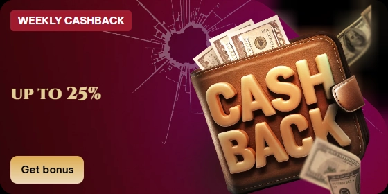 Spinogambino Casino weekly cashback offer up to 25%