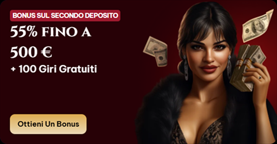 Spinogambino Casino bonus: 55% up to €500 + 100 free spins