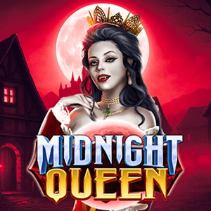 Midnight Queen slot game with vampire queen and red moon
